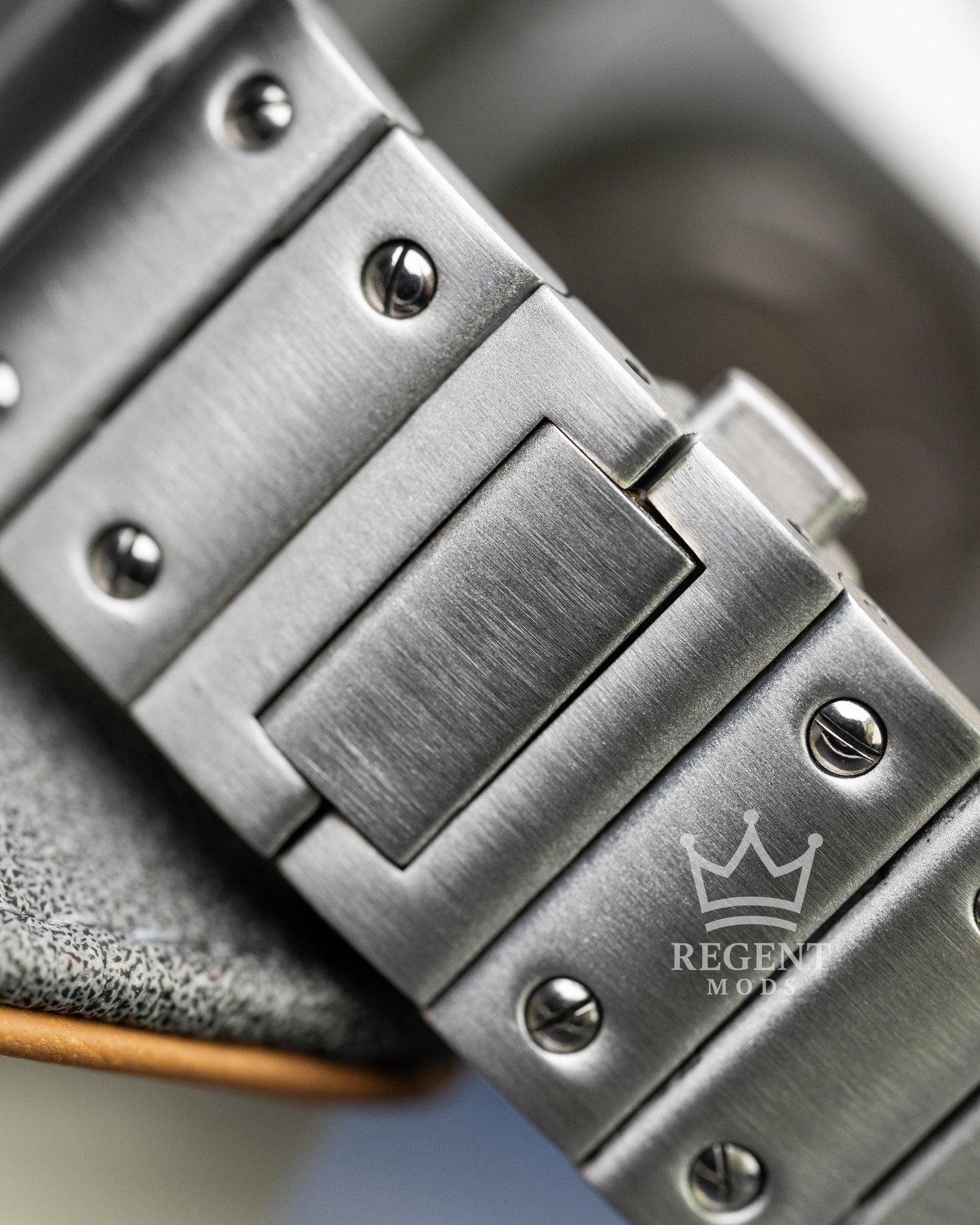 Custom Seiko Cartier Santos Mod Steel Clasp Closed