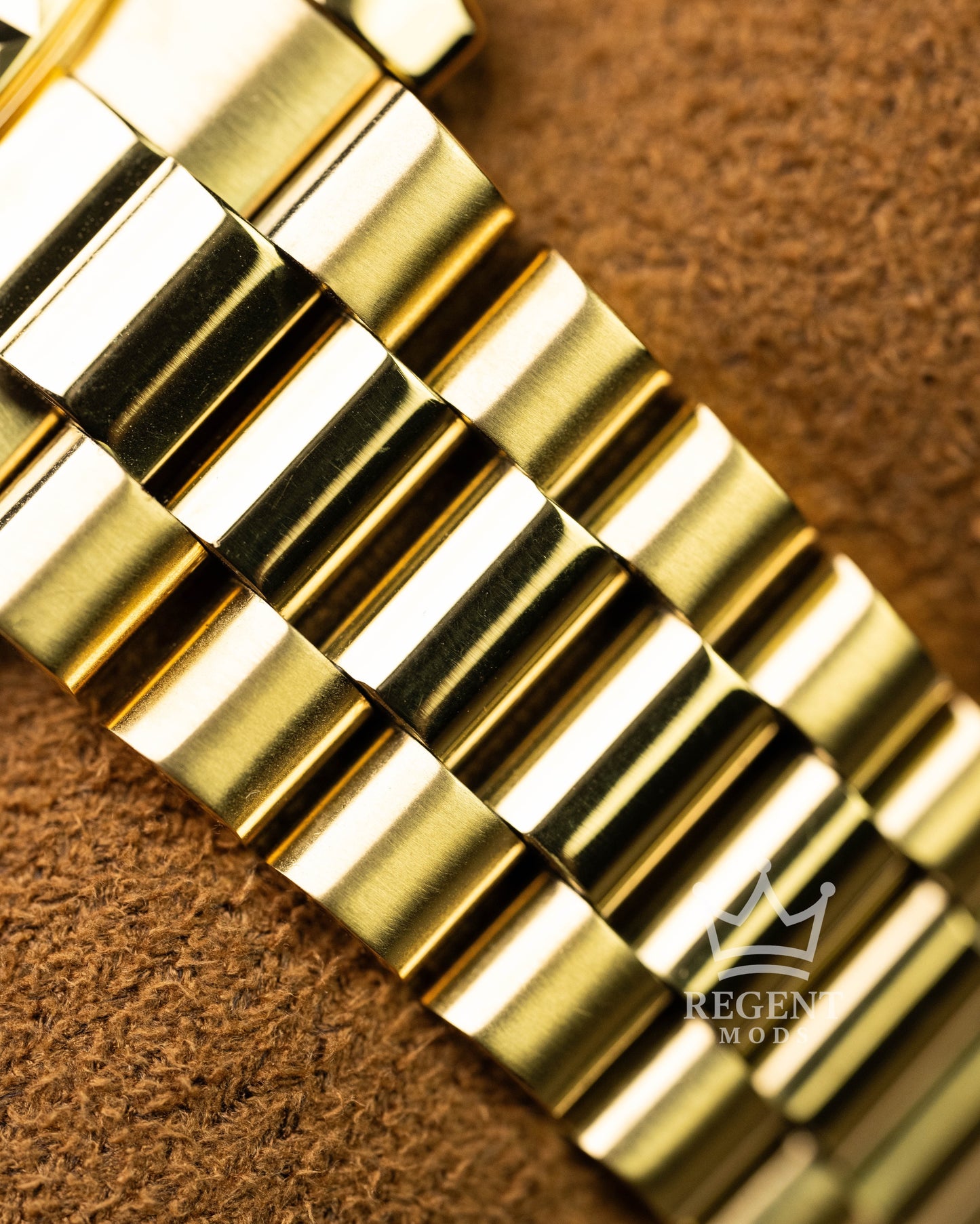 Custom Seiko Mod Gold Presidential Bracelet