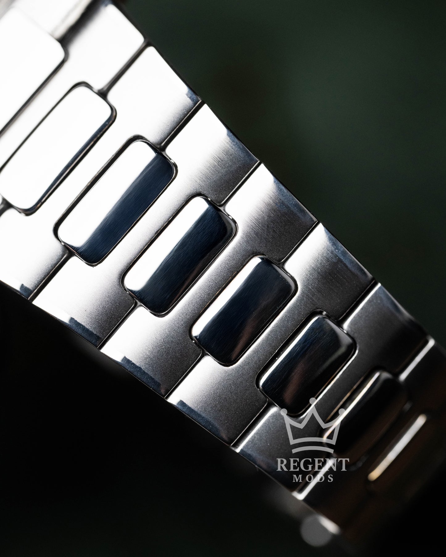 Seiko Mod Nautilus Stainless Steel Intergrated Bracelet