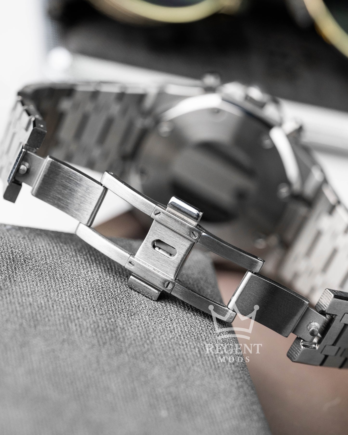 Seiko Mod AP Royal Oak Seikoak Clasp Open