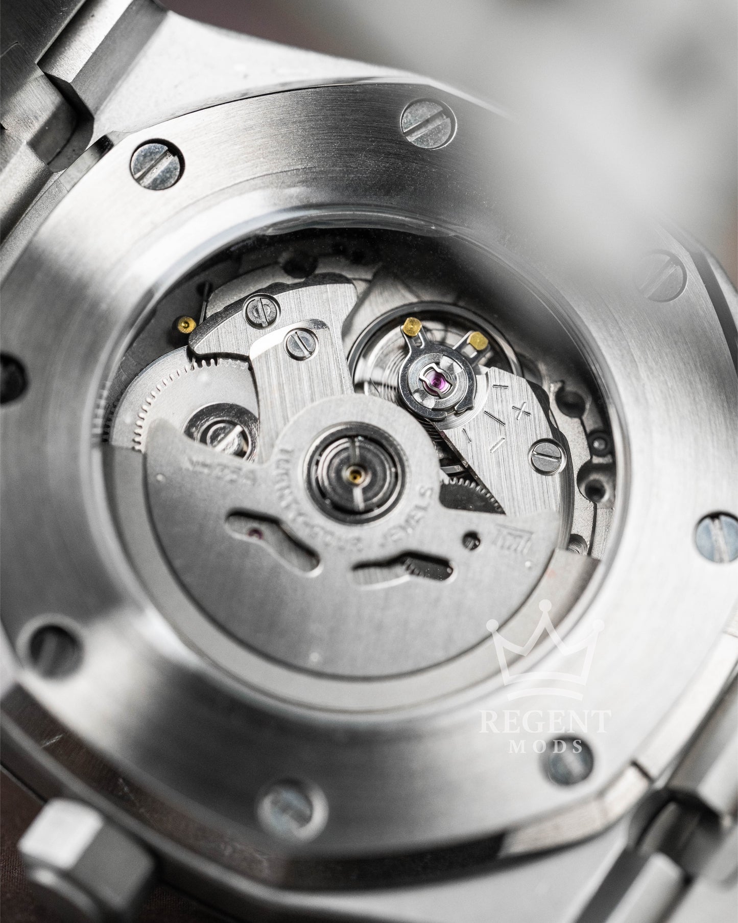 Seiko Mod AP Royal Oak Seikoak See Through Case Back