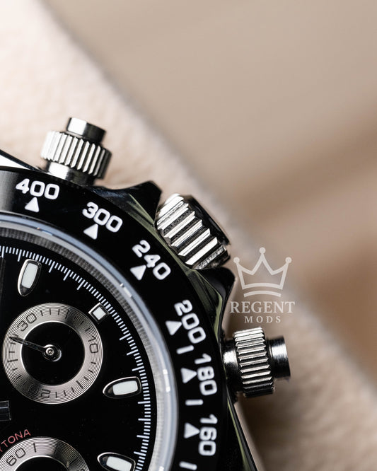 Seiko Mod Daytona Homage Seitona Chronograph With Black Dial