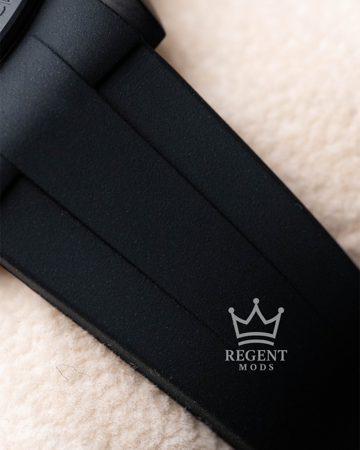 Black Rubber Strap