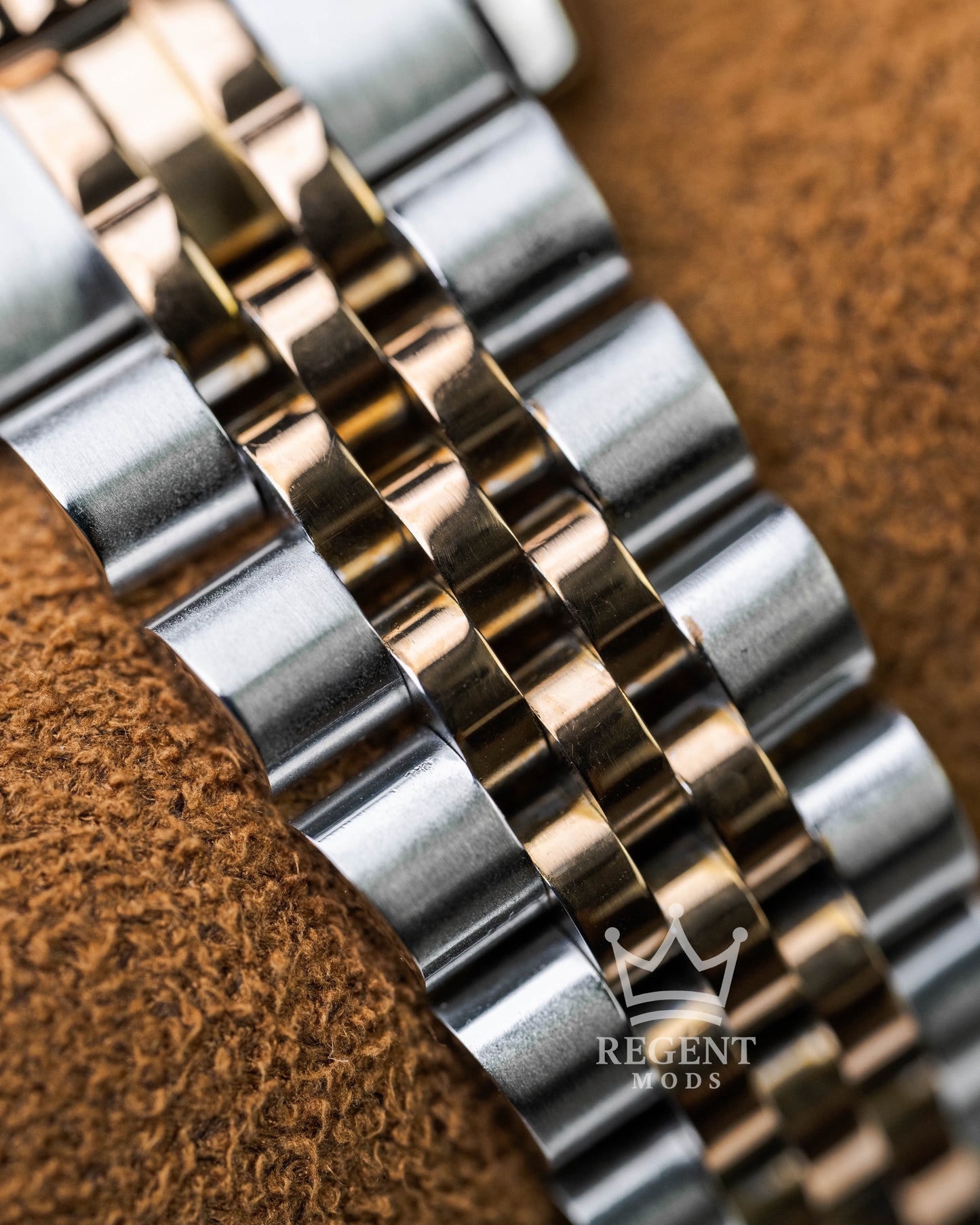 Precision-Date Ladies | Brown Diamond 2 Toned